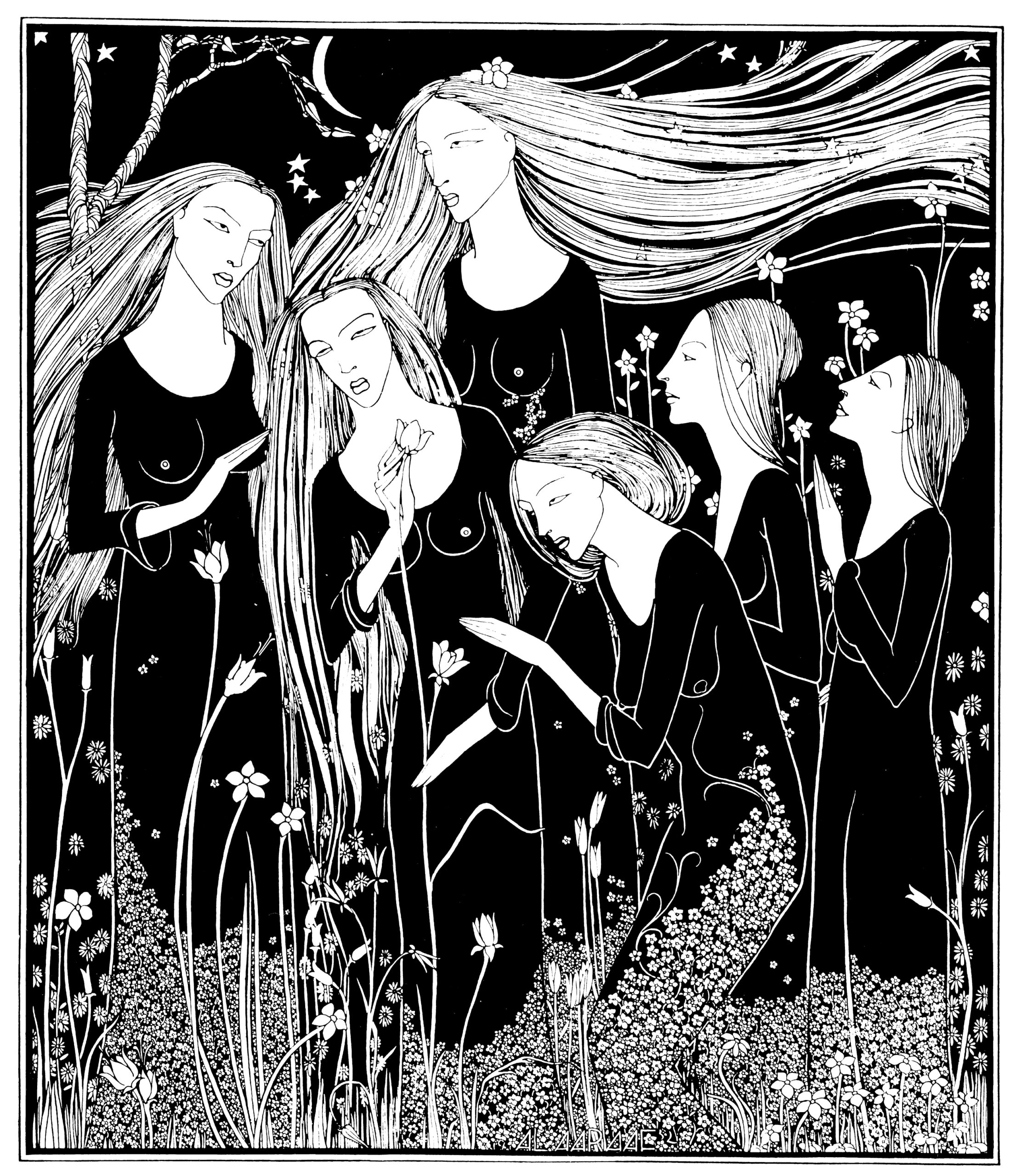 Garden (1932) - Signed